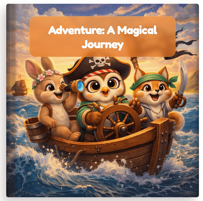 High-quality printed children's storybook - Adventure: A Magical Journey