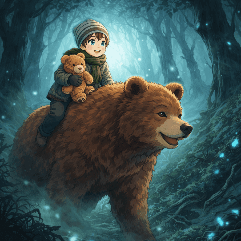 child bedtime bear